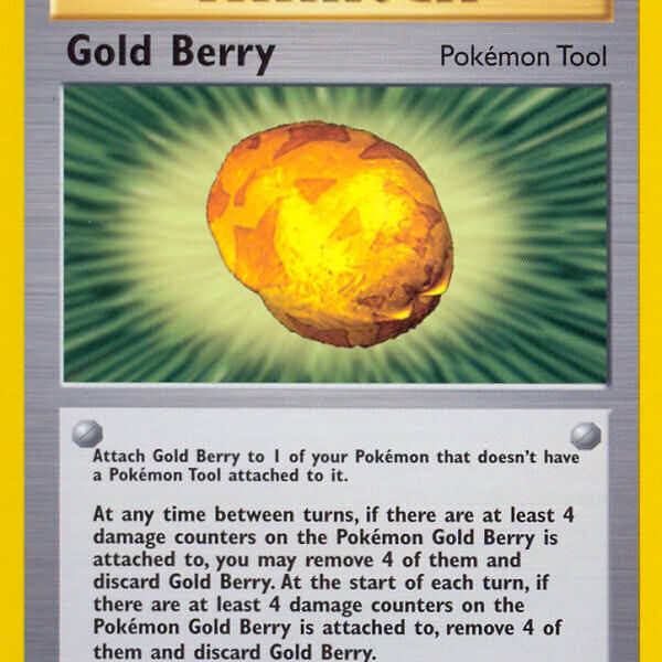 Gold Berry Pokemon Kaart