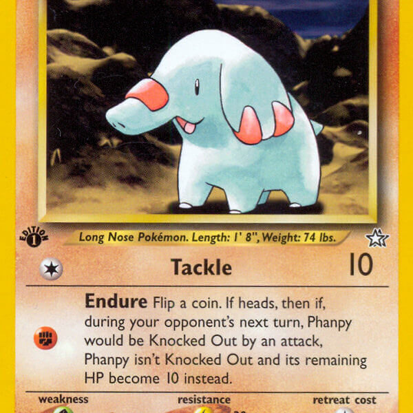 Phanpy Pokemon Kaart
