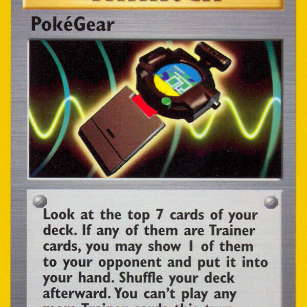 PokéGear Pokemon Kaart