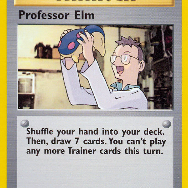 Professor Elm Pokemon Kaart