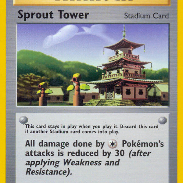 Sprout Tower Pokemon Kaart