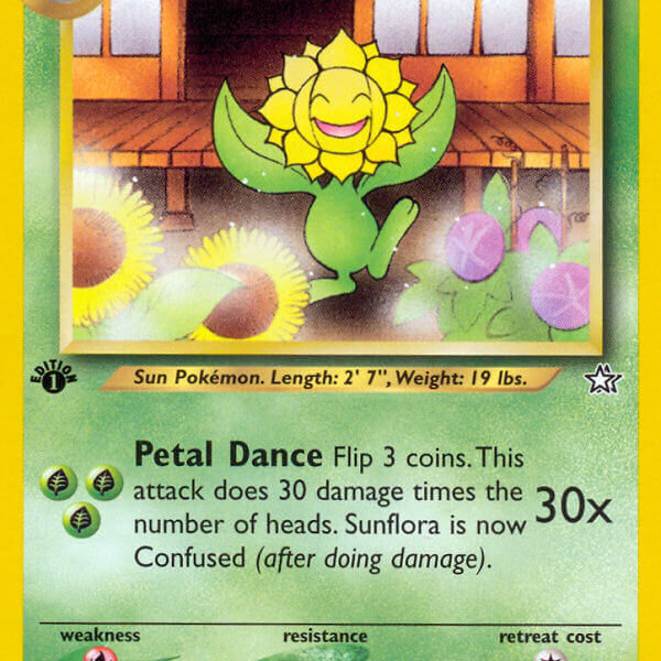 Sunflora Pokemon Kaart