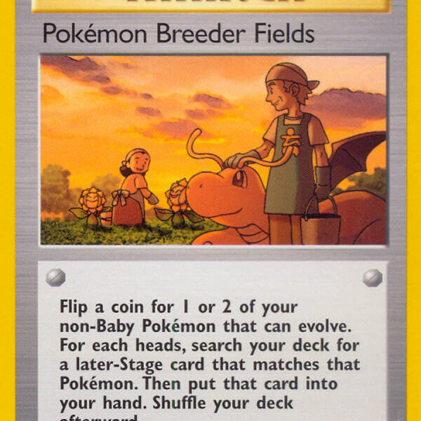 Pokémon Breeder Fields Pokemon Kaart
