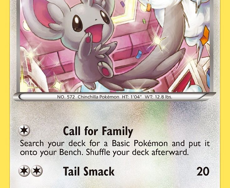 Minccino Pokemon Kaart