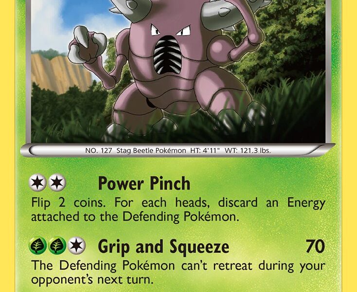 Pinsir Pokemon Kaart
