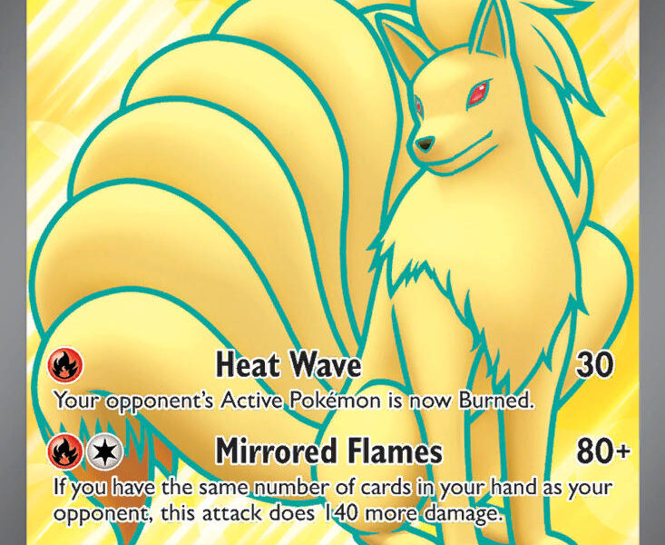 Ninetales ex Pokemon Kaart