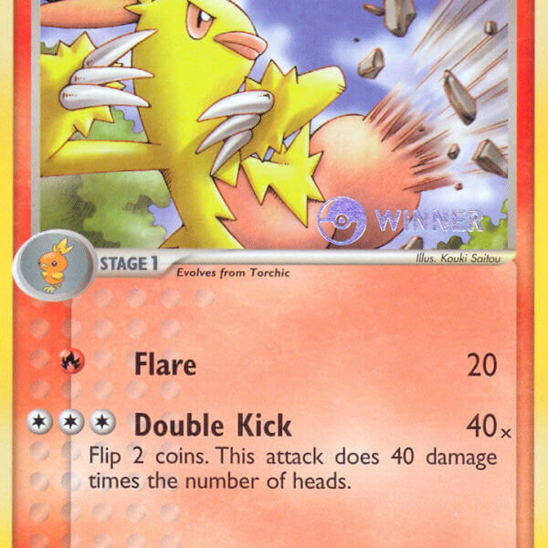 Combusken Pokemon Kaart