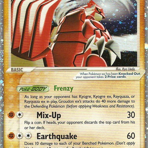 Groudon ex Pokemon Kaart