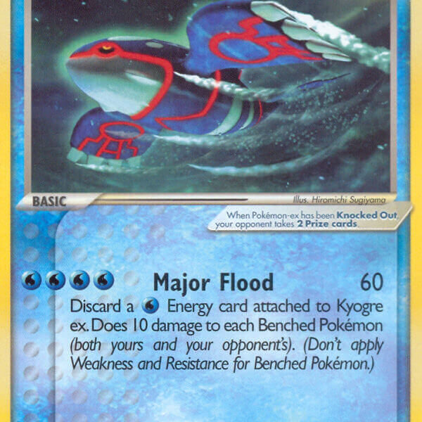 Kyogre ex Pokemon Kaart