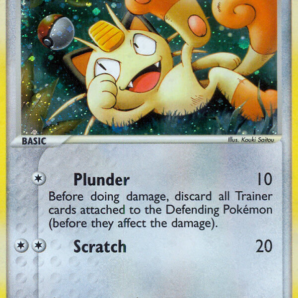 Meowth Pokemon Kaart