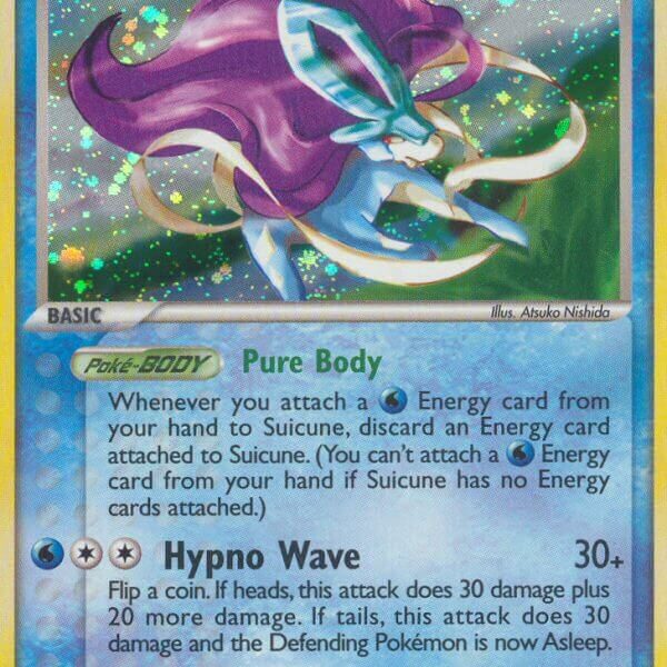 Suicune Pokemon Kaart