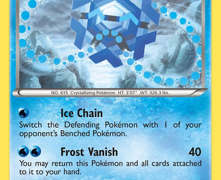 Cryogonal Pokemon Kaart