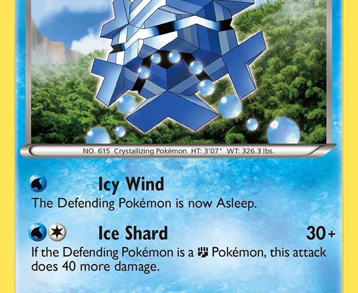 Cryogonal Pokemon Kaart