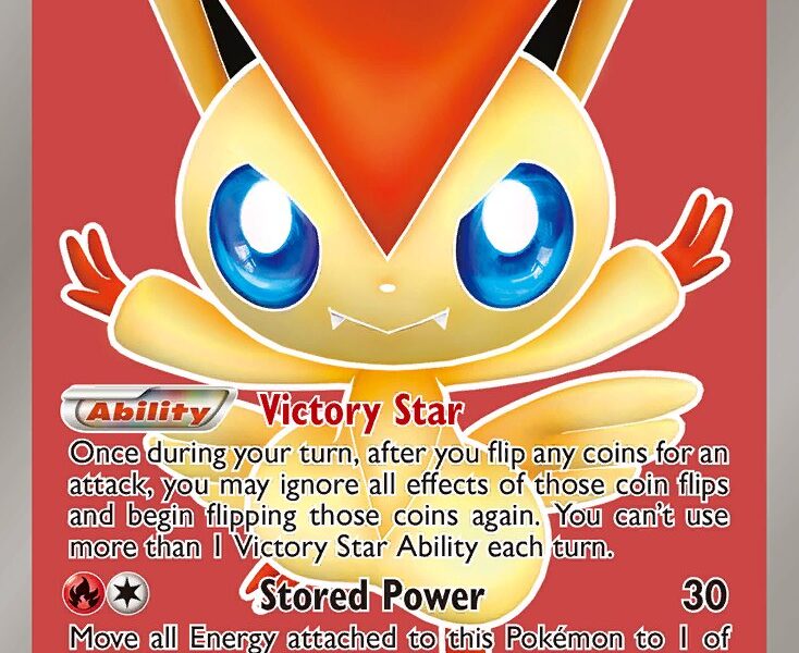 Victini Pokemon Kaart