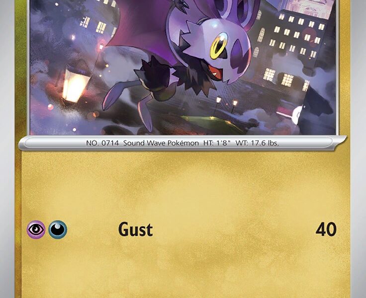 Noibat Pokemon Kaart