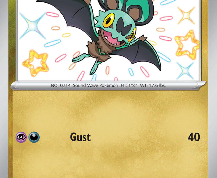 Noibat Pokemon Kaart
