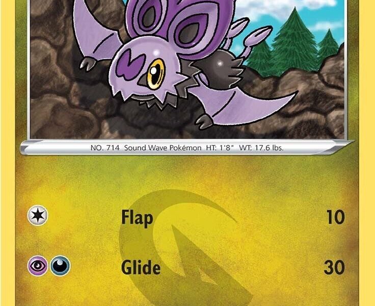 Noibat Pokemon Kaart