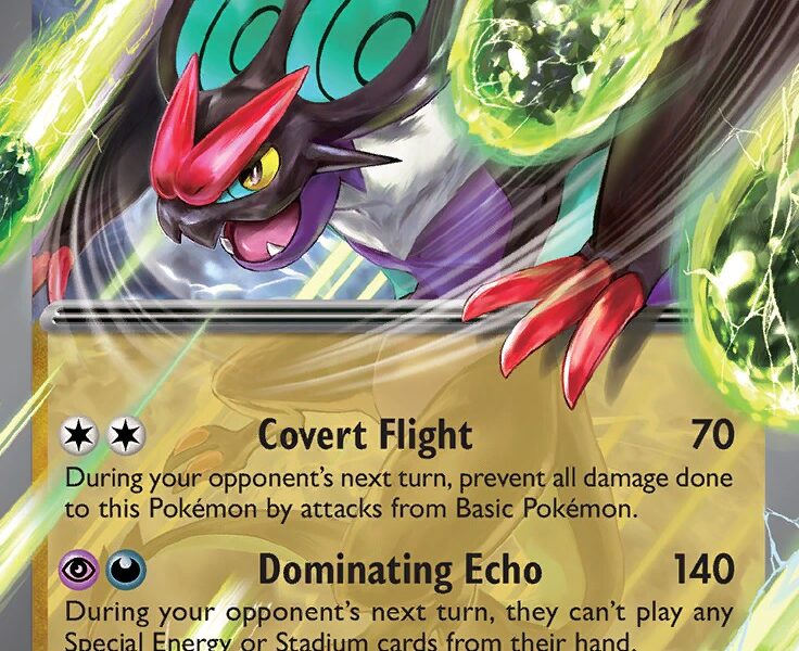 Noivern ex Pokemon Kaart
