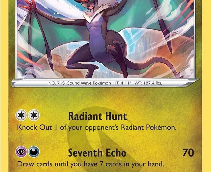 Noivern Pokemon Kaart