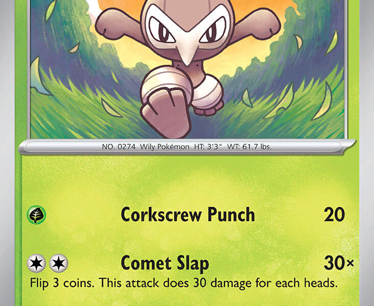 Nuzleaf Pokemon Kaart