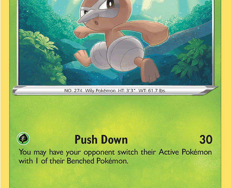 Nuzleaf Pokemon Kaart
