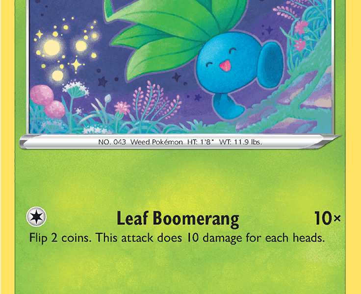 Oddish Pokemon Kaart
