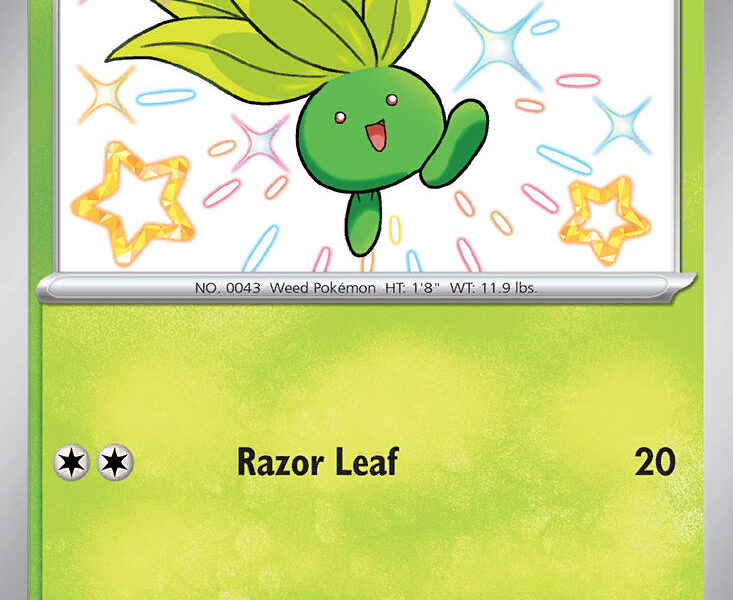 Oddish Pokemon Kaart