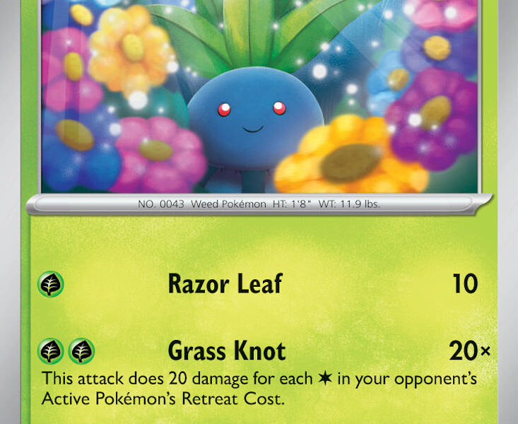 Oddish Pokemon Kaart