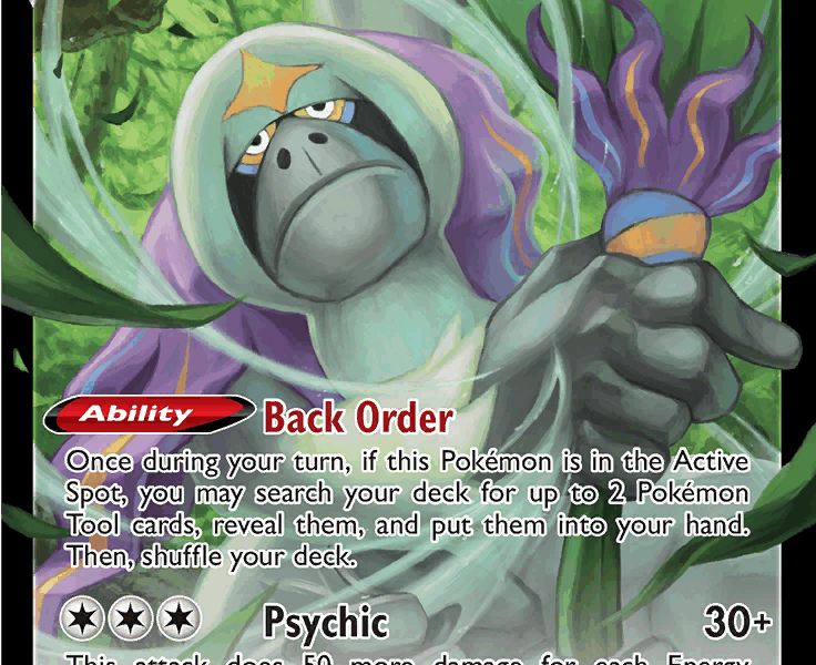 Oranguru V Pokemon Kaart