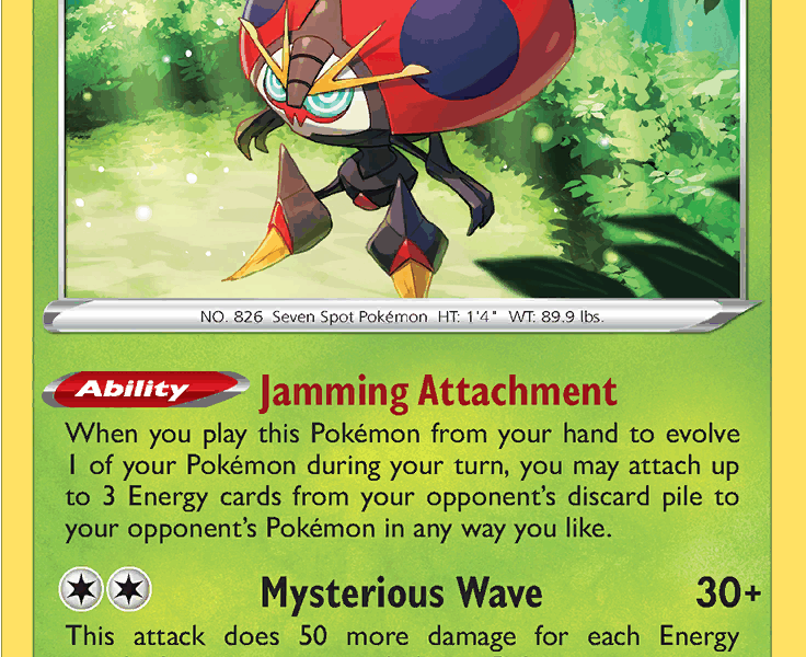 Orbeetle Pokemon Kaart