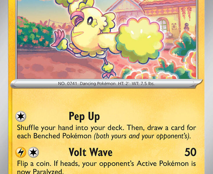 Oricorio Pokemon Kaart