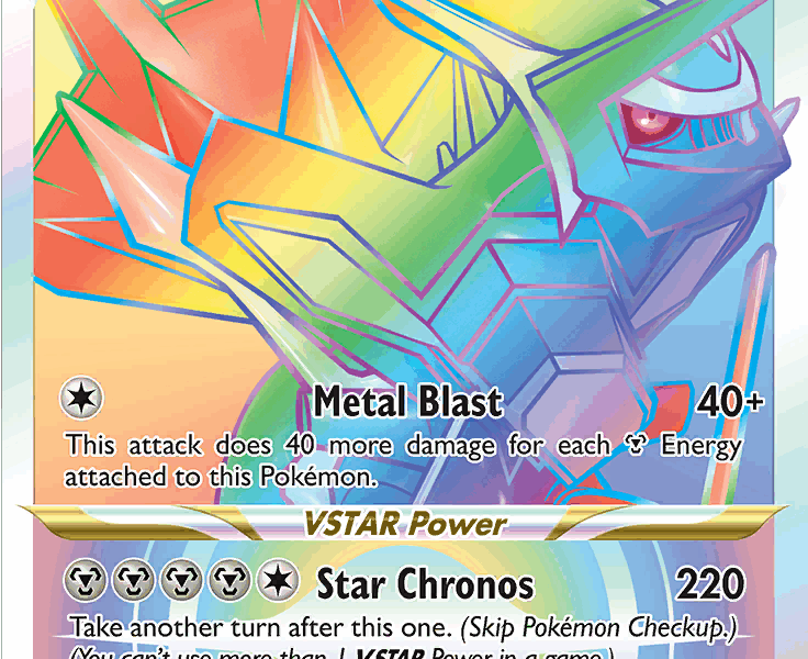 Origin Forme Dialga Pokemon Kaart