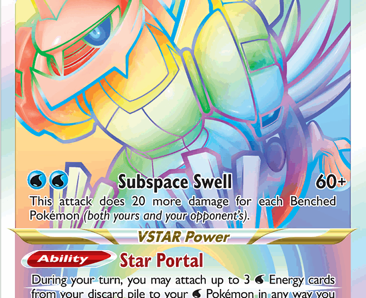 Origin Forme Palkia Pokemon Kaart