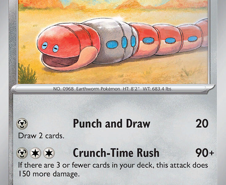 Orthworm Pokemon Kaart