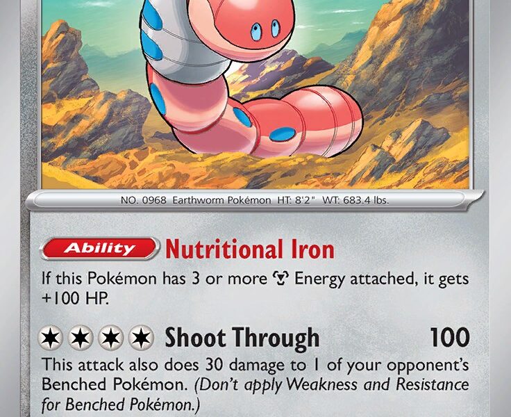 Orthworm Pokemon Kaart