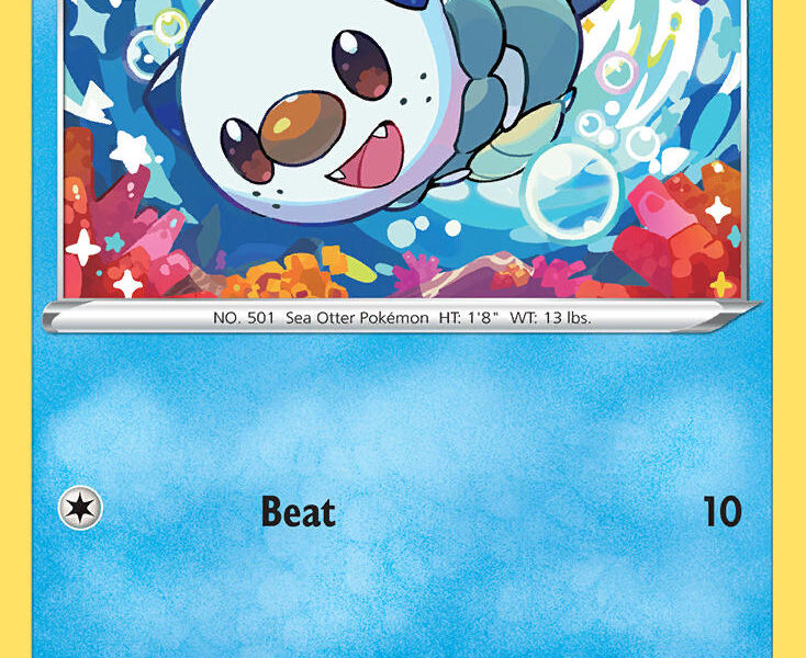 Oshawott Pokemon Kaart