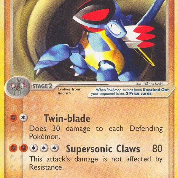 Armaldo ex Pokemon Kaart