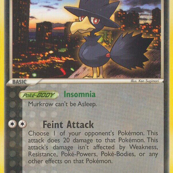 Murkrow Pokemon Kaart