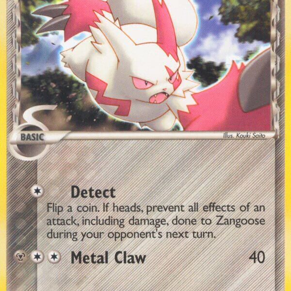 Zangoose Pokemon Kaart