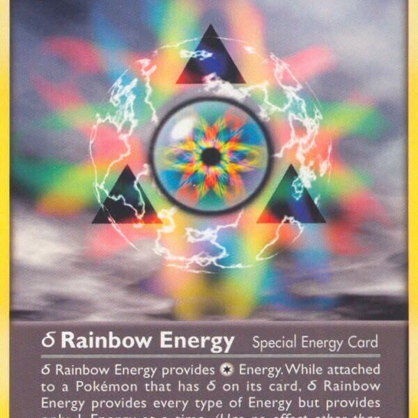δ Rainbow Energy Pokemon Kaart