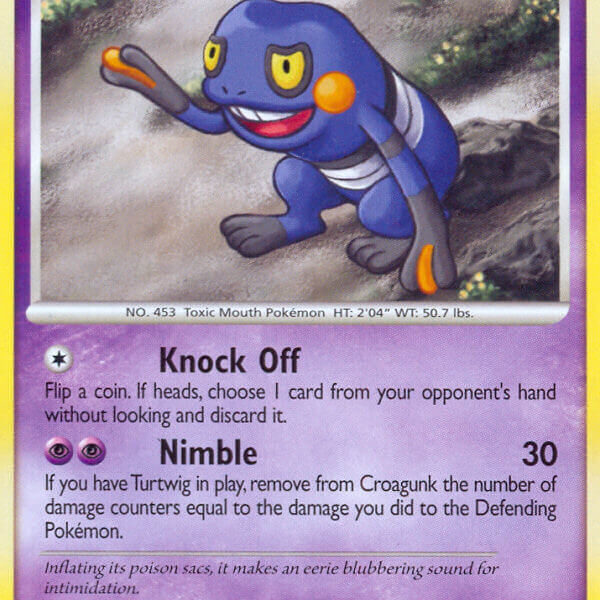 Croagunk Pokemon Kaart
