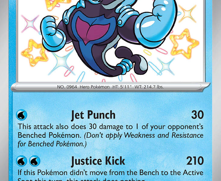 Palafin Pokemon Kaart