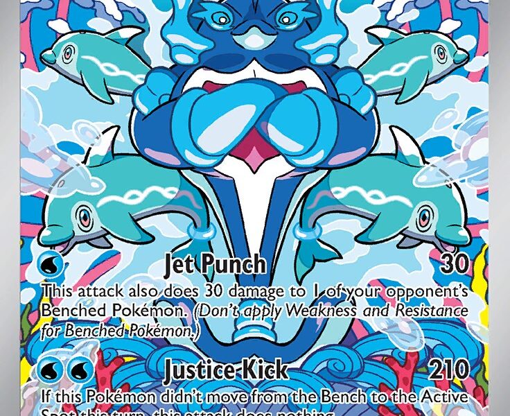 Palafin Pokemon Kaart