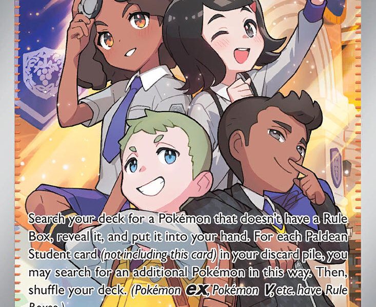 Paldean Student Pokemon Kaart