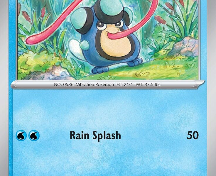 Palpitoad Pokemon Kaart