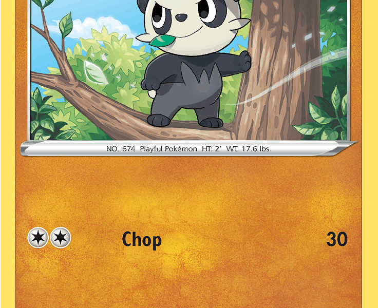 Pancham Pokemon Kaart