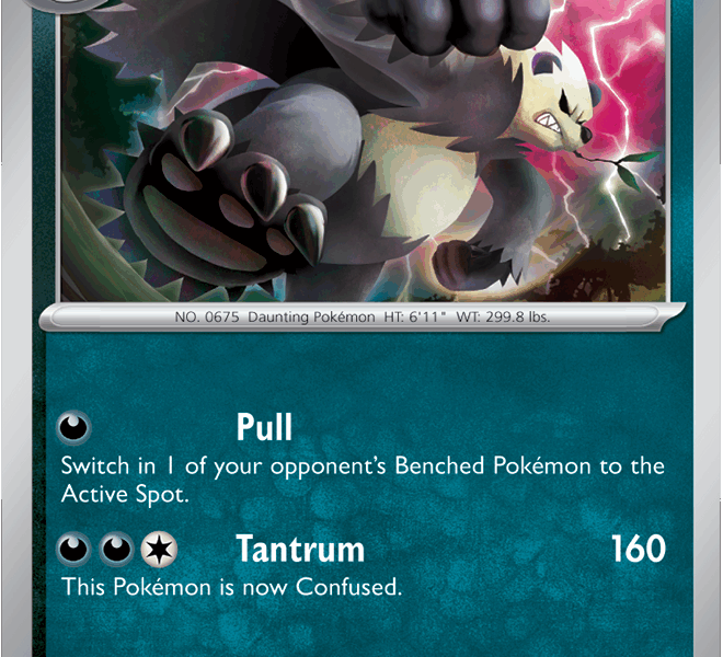 Pangoro Pokemon Kaart
