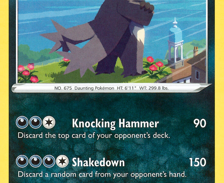 Pangoro Pokemon Kaart