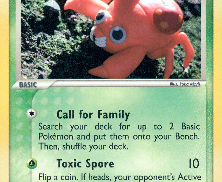 Paras Pokemon Kaart