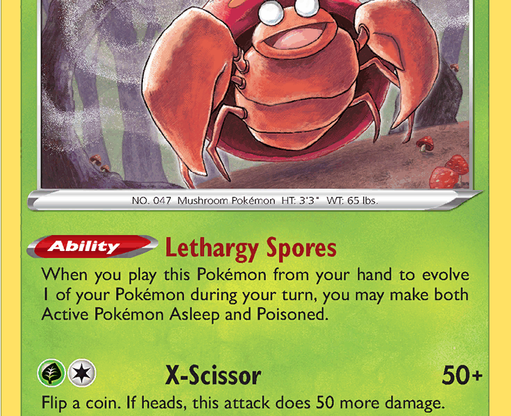 Parasect Pokemon Kaart